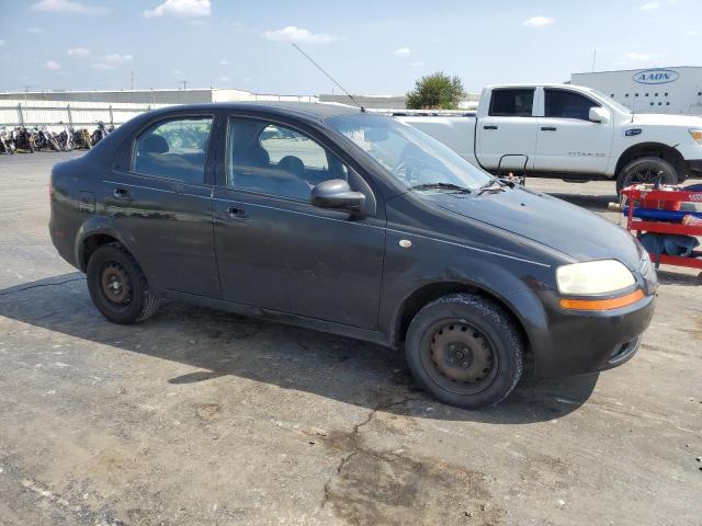 KL1TD566X6B636570 - 2006 CHEVROLET AVEO BASE BLACK photo 4