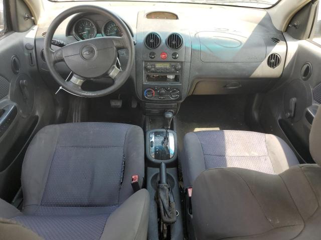 KL1TD566X6B636570 - 2006 CHEVROLET AVEO BASE BLACK photo 8