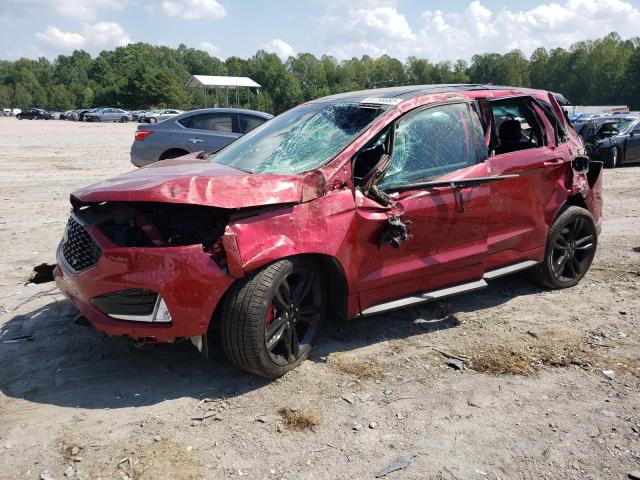 2FMPK4AP4KBB94671 - 2019 FORD EDGE ST RED photo 1