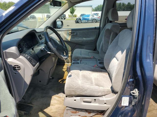 5FNRL18653B038973 - 2003 HONDA ODYSSEY EX BLUE photo 7