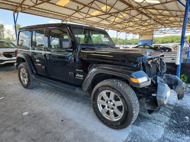1C4HJXEN8PW668102 - 2023 JEEP WRANGLER SAHARA Սև լուսանկար 4