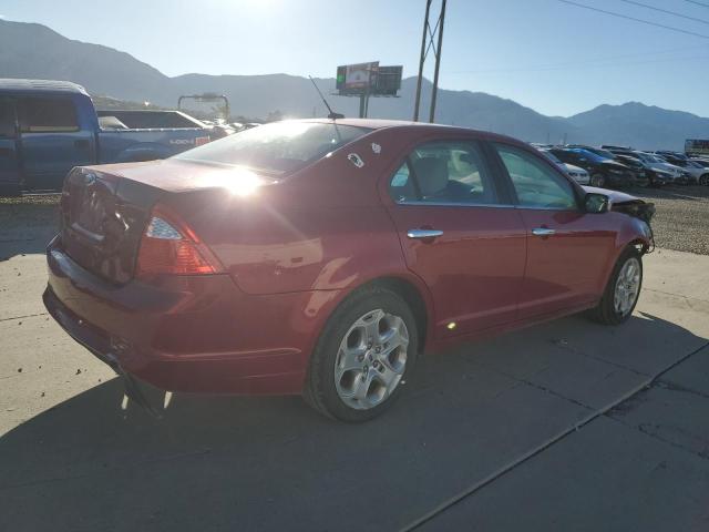 3FAHP0HA4BR325352 - 2011 FORD FUSION SE MAROON photo 3