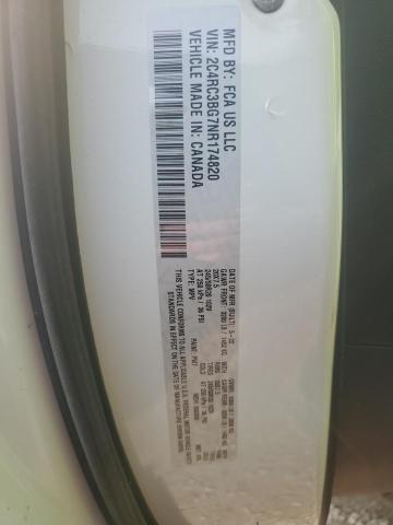 2C4RC3BG7NR174820 - 2022 CHRYSLER PACIFICA TOURING L 白色 照片 13