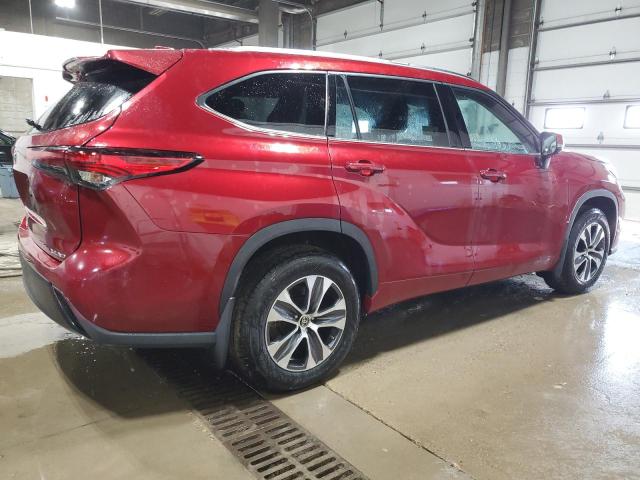 5TDGZRBH1MS146325 - 2021 TOYOTA HIGHLANDER XLE Qırmızı foto 3