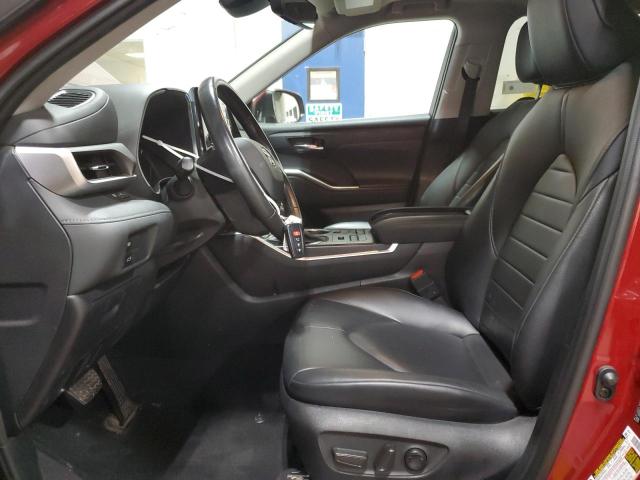 5TDGZRBH1MS146325 - 2021 TOYOTA HIGHLANDER XLE Qırmızı foto 7
