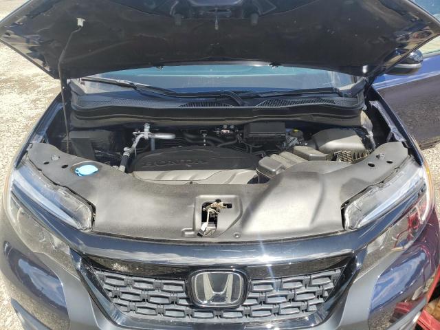 5FNYF8H52MB019849 - 2021 HONDA PASSPORT EXL BLUE photo 12