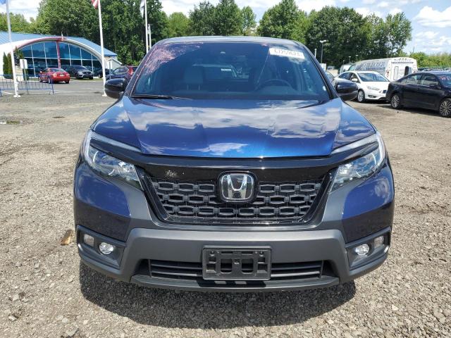 5FNYF8H52MB019849 - 2021 HONDA PASSPORT EXL BLUE photo 5