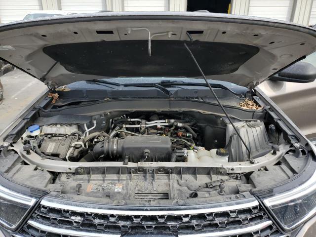 1FMSK8DH5MGB14926 - 2021 FORD EXPLORER XLT BROWN photo 12