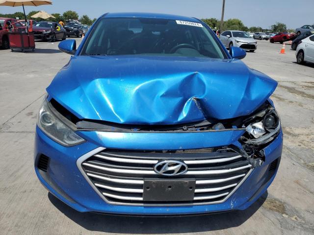 KMHD84LF6HU403093 - 2017 HYUNDAI ELANTRA SE BLUE photo 5