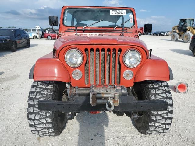 J8F83AH143394 - 1978 JEEP JEEP CJ5 ORANGE photo 5