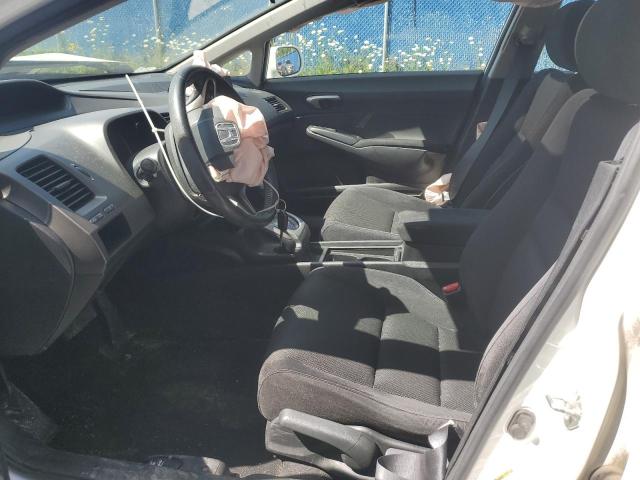 2HGFA1F68AH033450 - 2010 HONDA CIVIC LX-S WHITE photo 7