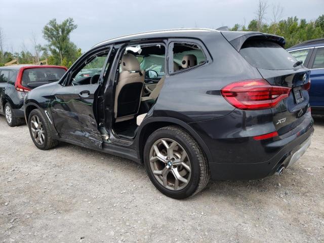 5UXTY5C08M9F91793 - 2021 BMW X3 XDRIVE30I BLACK photo 2