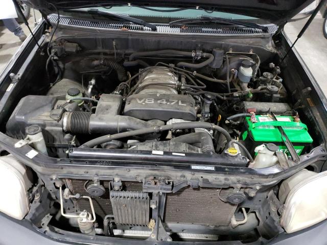 5TBRT3417YS085469 - 2000 TOYOTA TUNDRA ACCESS CAB შავი ფოტო 11