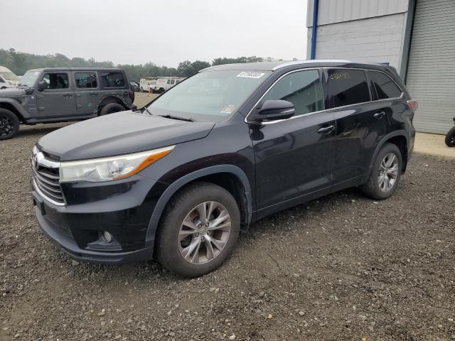 5TDJKRFH4FS113231 - 2015 TOYOTA HIGHLANDER XLE Schwarz Foto 1