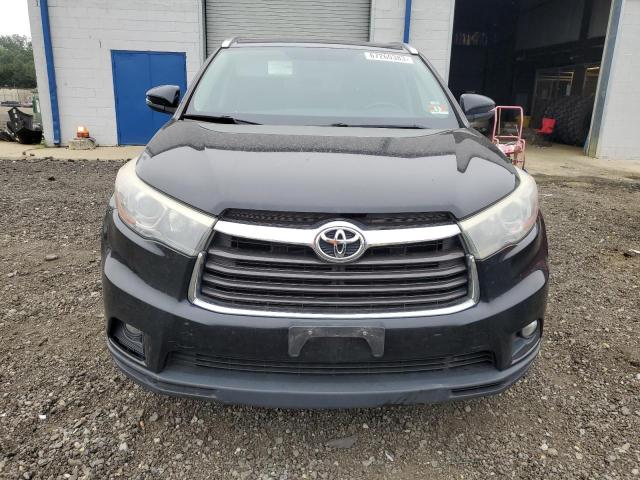 5TDJKRFH4FS113231 - 2015 TOYOTA HIGHLANDER XLE Schwarz Foto 5