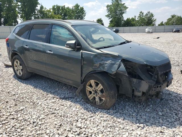 1GNKVJED2BJ346406 - 2011 CHEVROLET TRAVERSE LT 青色 照片 4