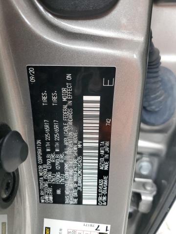 JTJDARBZ2M2182435 - 2021 LEXUS NX 300 BASE فضي صورة 13