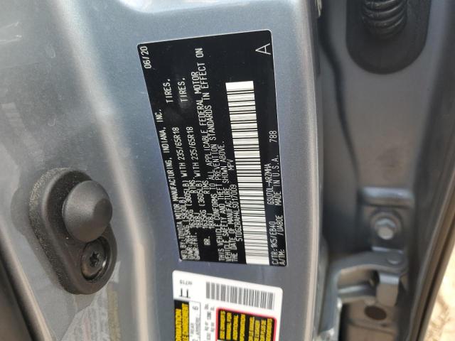 5TDGZRAH4LS017009 - 2020 TOYOTA HIGHLANDER XLE Mavi fotoğraf 14