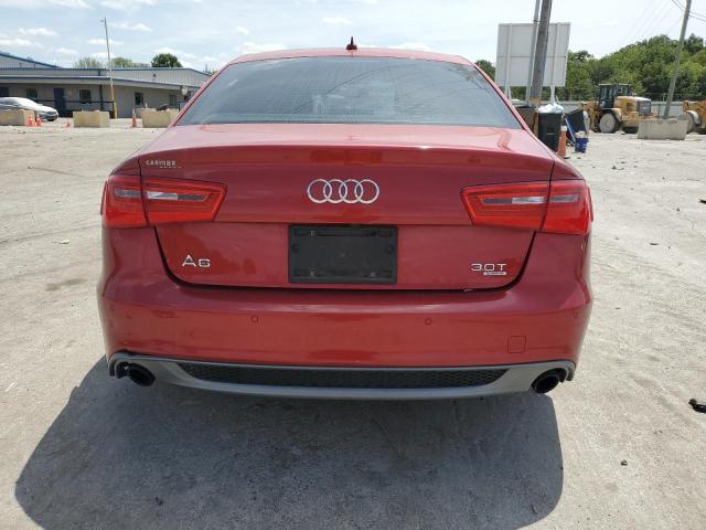 WAUHGBFC0EN109948 - 2014 AUDI A6 PRESTIGE მუქწითელი ფოტო 6