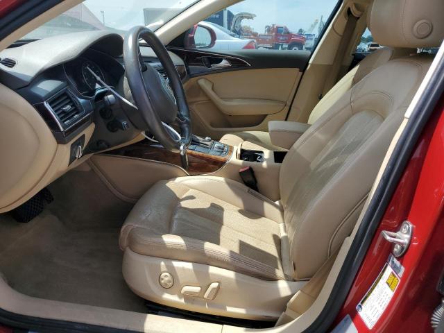 WAUHGBFC0EN109948 - 2014 AUDI A6 PRESTIGE მუქწითელი ფოტო 7