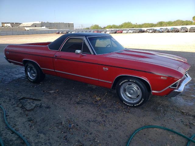 136809K399396 - 1969 CHEVROLET EL CAMINO RED photo 4