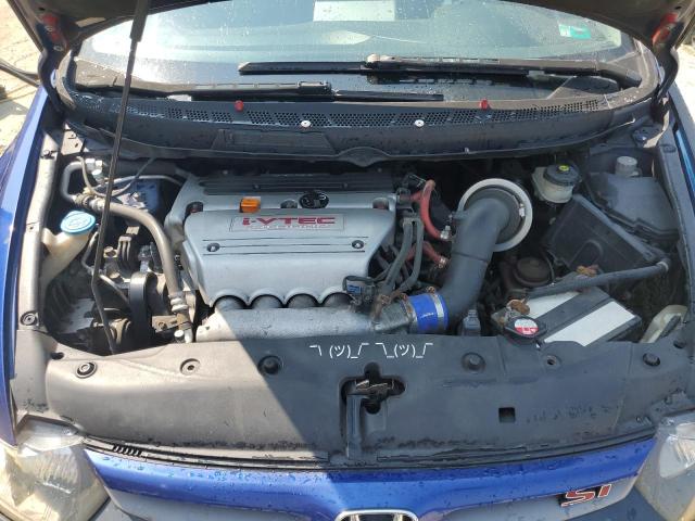 2HGFG21578H701560 - 2008 HONDA CIVIC SI BLUE photo 11