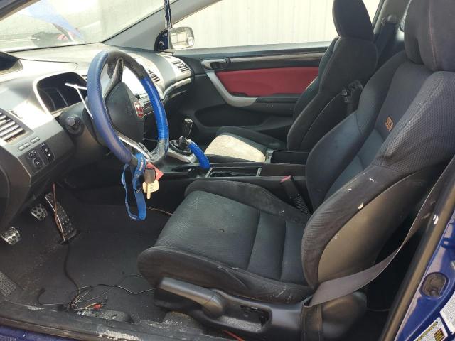 2HGFG21578H701560 - 2008 HONDA CIVIC SI BLUE photo 7