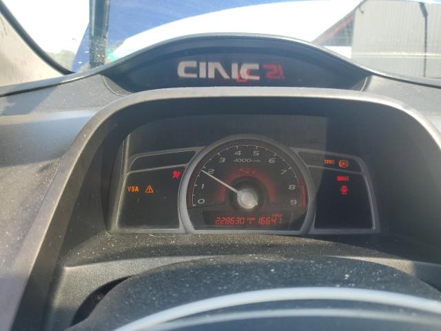 2HGFG21578H701560 - 2008 HONDA CIVIC SI BLUE photo 9