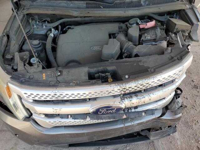 1FM5K7D86DGB89982 - 2013 FORD EXPLORER XLT GRAY photo 12