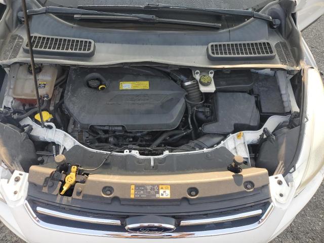 1FMCU9HX5DUC41120 - 2013 FORD ESCAPE SEL თეთრი ფოტო 11