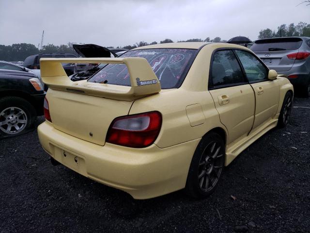 JF1GD296X2G505100 - 2002 SUBARU IMPREZA WRX YELLOW photo 3