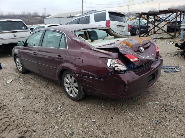 4T1BK36B17U217696 - 2007 TOYOTA AVALON XL BURGUNDY photo 2