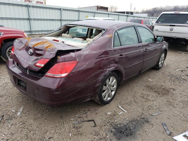 4T1BK36B17U217696 - 2007 TOYOTA AVALON XL BURGUNDY photo 3