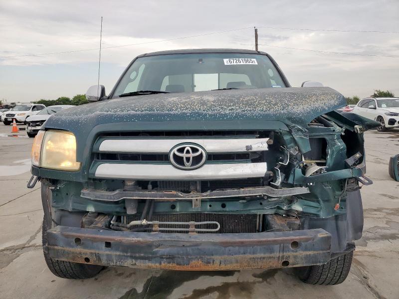5TBRT34163S428846 - 2003 TOYOTA TUNDRA ACCESS CAB SR5 GREEN photo 5