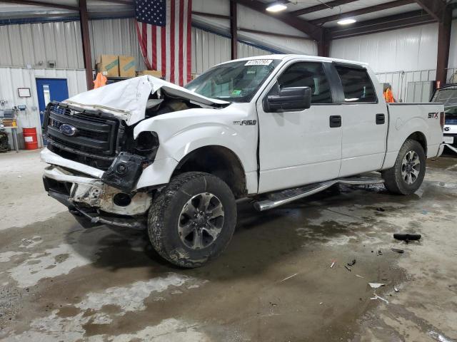 1FTFW1EF8EFC66785 - 2014 FORD F150 SUPERCREW WHITE photo 1