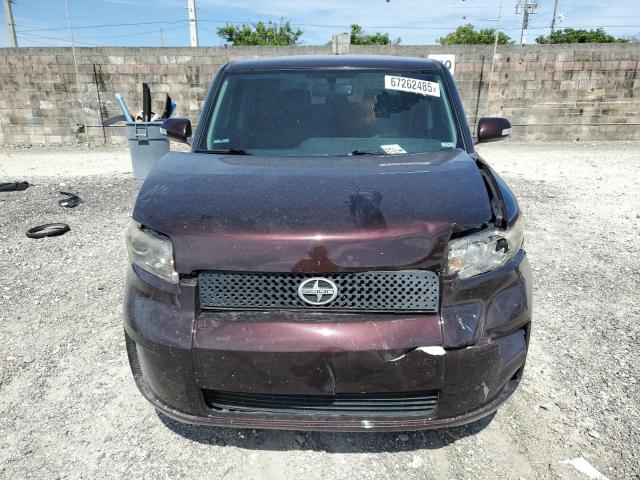 JTLKE50EX91088540 - 2009 TOYOTA SCION XB BURGUNDY photo 5