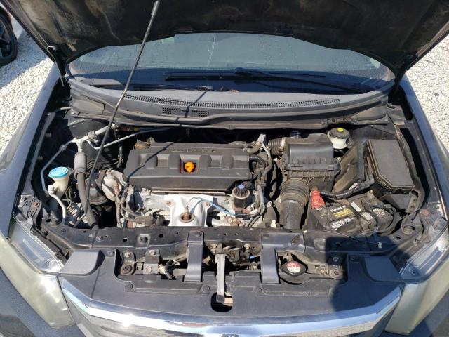 19XFB2F90CE333560 - 2012 HONDA CIVIC EXL Սև լուսանկար 11