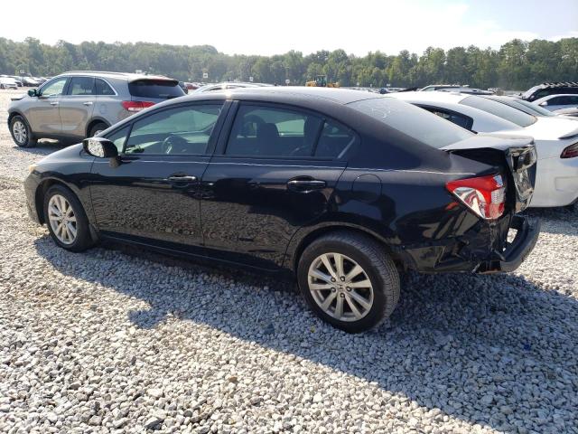 19XFB2F90CE333560 - 2012 HONDA CIVIC EXL Սև լուսանկար 2