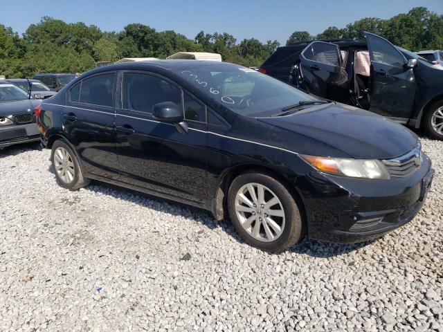 19XFB2F90CE333560 - 2012 HONDA CIVIC EXL Սև լուսանկար 4