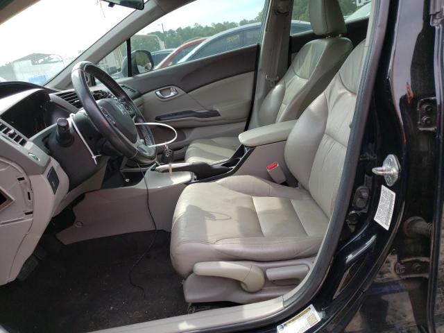 19XFB2F90CE333560 - 2012 HONDA CIVIC EXL Սև լուսանկար 7