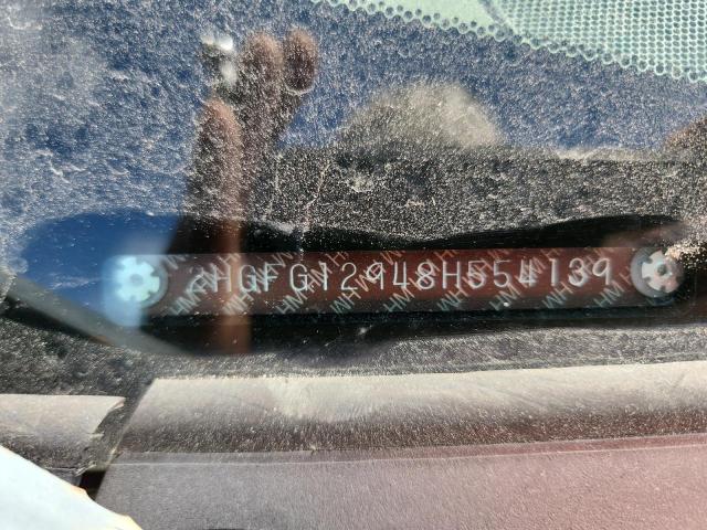 2HGFG12948H554139 - 2008 HONDA CIVIC EXL თეთრი ფოტო 12