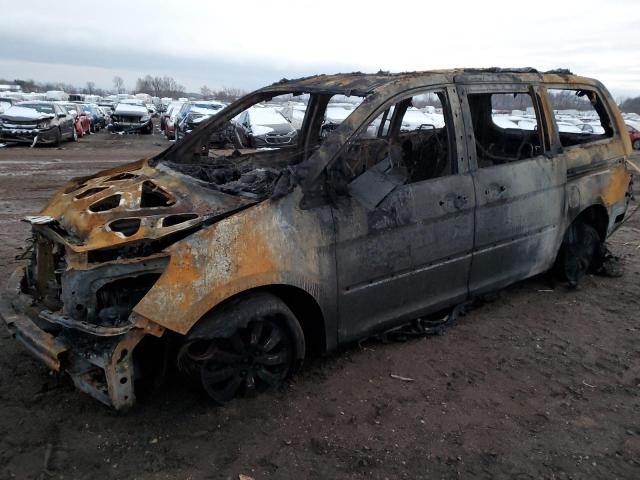 5FNRL3H43AB007034 - 2010 HONDA ODYSSEY EX BURN photo 1