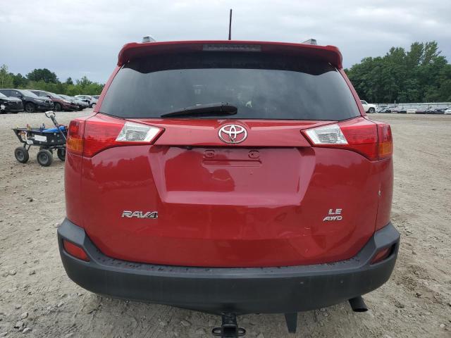 2T3BFREV4DW093137 - 2013 TOYOTA RAV4 LE RED photo 6