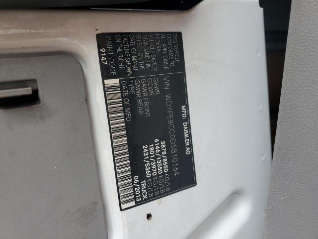 WDYPE8CC0D5810164 - 2013 FREIGHTLINER SPRINTER 2500 WHITE photo 13