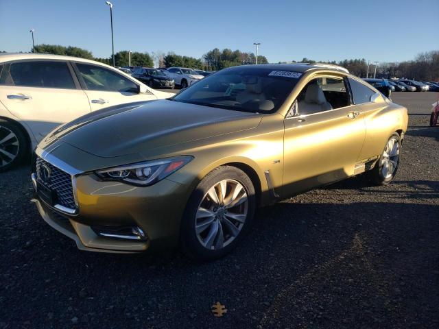 JN1EV7EL7JM391017 - 2018 INFINITI Q60 LUXE 300 GOLD photo 1