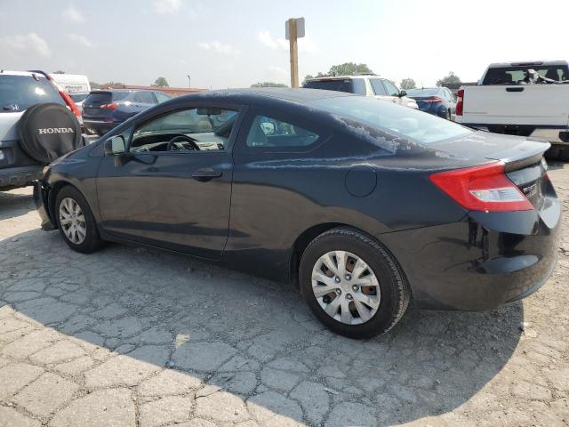 2HGFG3B5XCH543907 - 2012 HONDA CIVIC LX BLACK photo 2