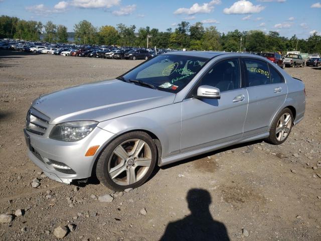 WDDGF8BB7BR163775 - 2011 MERCEDES-BENZ C 300 4MATIC SILVER photo 1