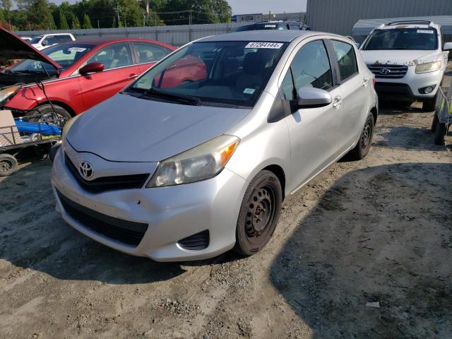 JTDKTUD30CD518277 - 2012 TOYOTA YARIS SILVER photo 1