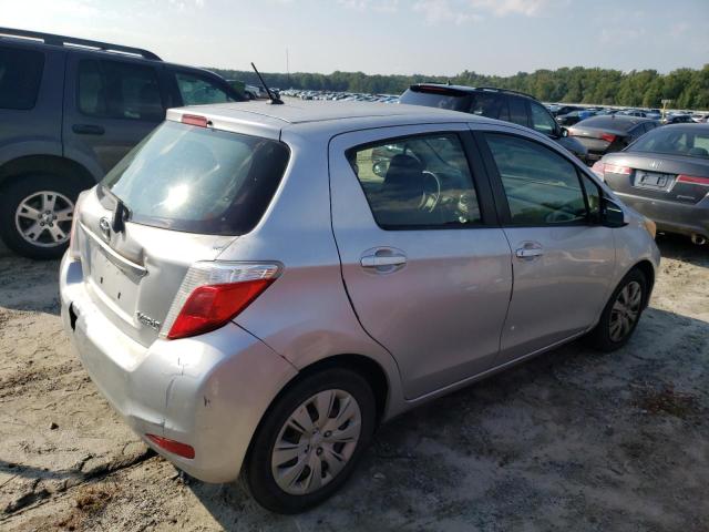 JTDKTUD30CD518277 - 2012 TOYOTA YARIS SILVER photo 3