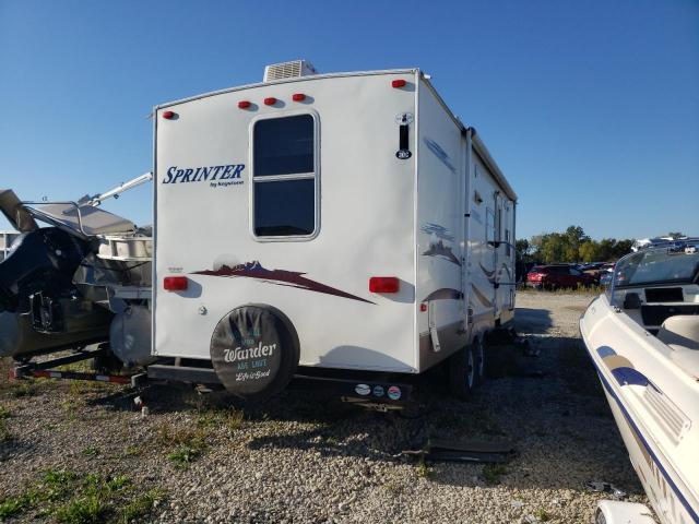4YDT2502871533334 - 2007 KEYSTONE SPRINTER WHITE photo 4